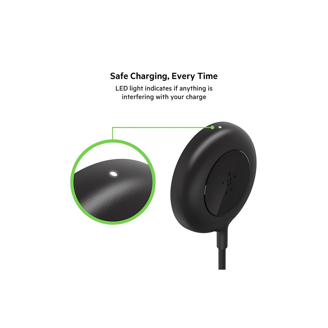 Belkin Magnetic MagSafe Compatible Fast Wireless Charging pad (for iPhone, AirPods Pro and AirPods with Wireless Charging Case) - Black in Qatar Belkin Magnetic MagSafe Compatible Fast Wireless Charging pad (for iPhone, AirPods Pro and AirPods with Wireless Charging Case) - Black in Qatar